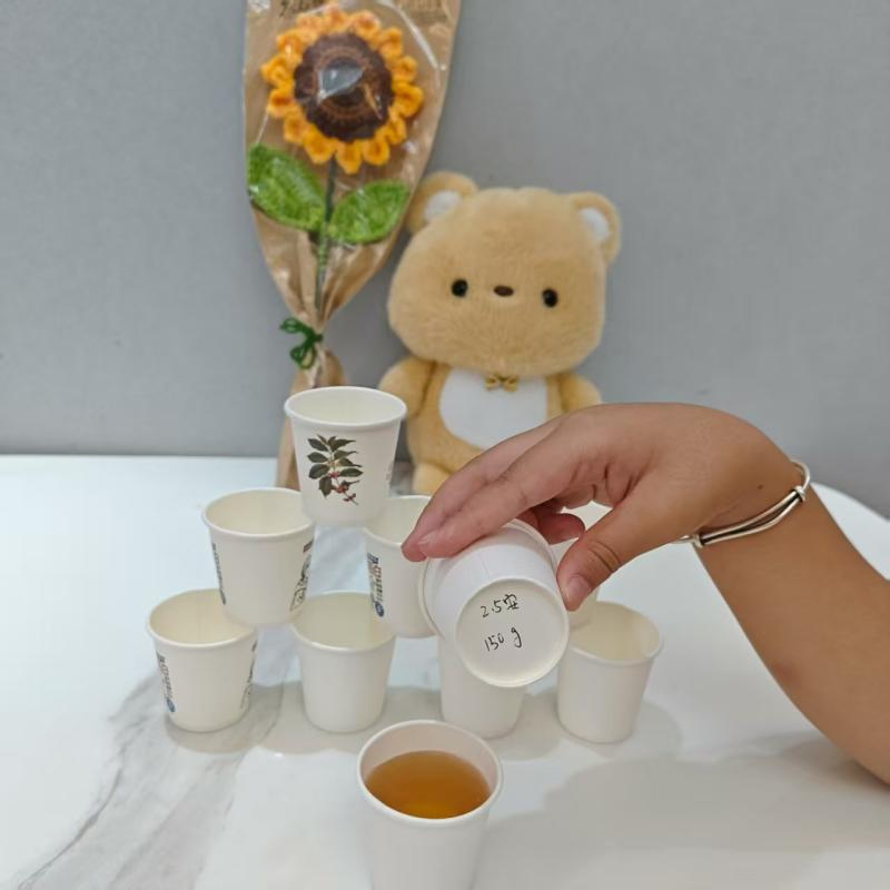 Custom Printed 2.5oz Disposable Coffee Paper Cups for Branding