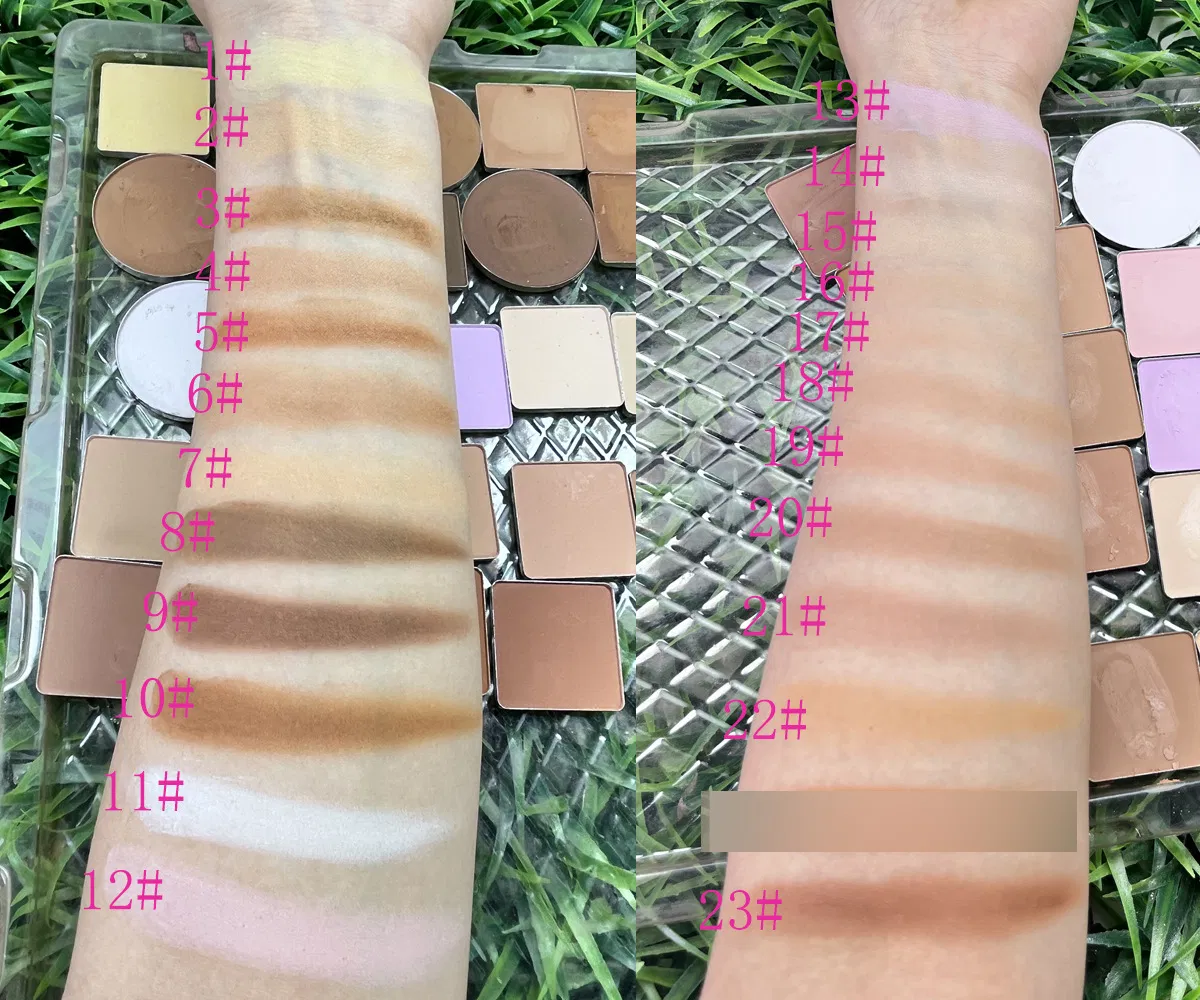 Custom Logo Full Coverage Contour Palette Waterproof Vegan Pigmented Pressed Powder Bronzer Makeup Cosmetics