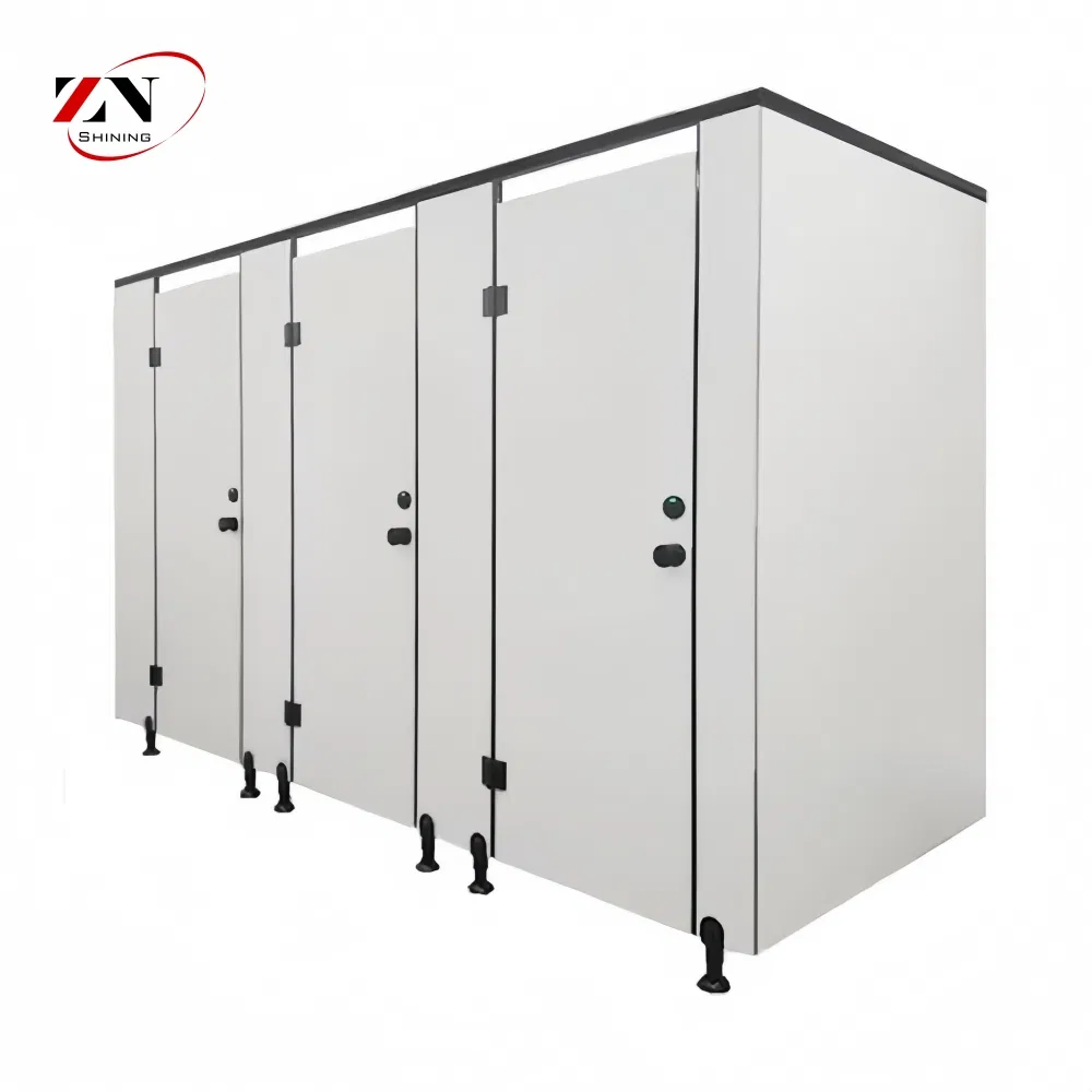 China HPL Factory Shining Decorative High Pressure Laminate Toilet Partitions for Commercial