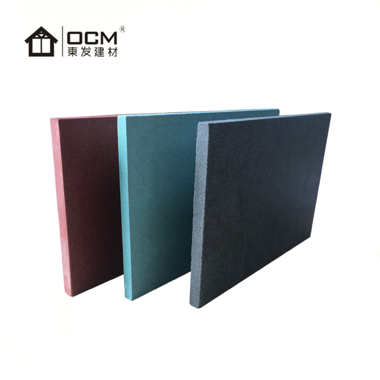 Customized Color External Siding Wall Cladding Decorative Colot Though Fiber Cement Board
