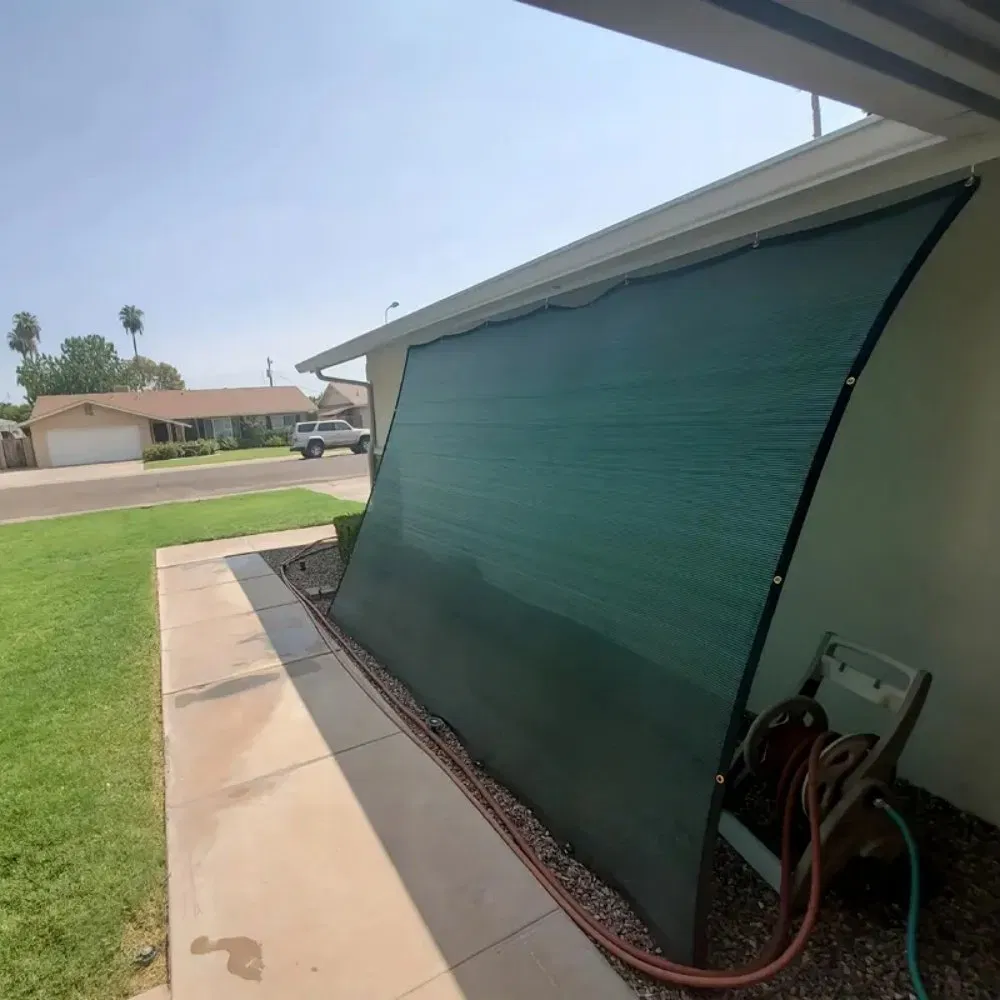 Premium Durable Green Flat Round Wire Roll Shade Netting for Agriculture