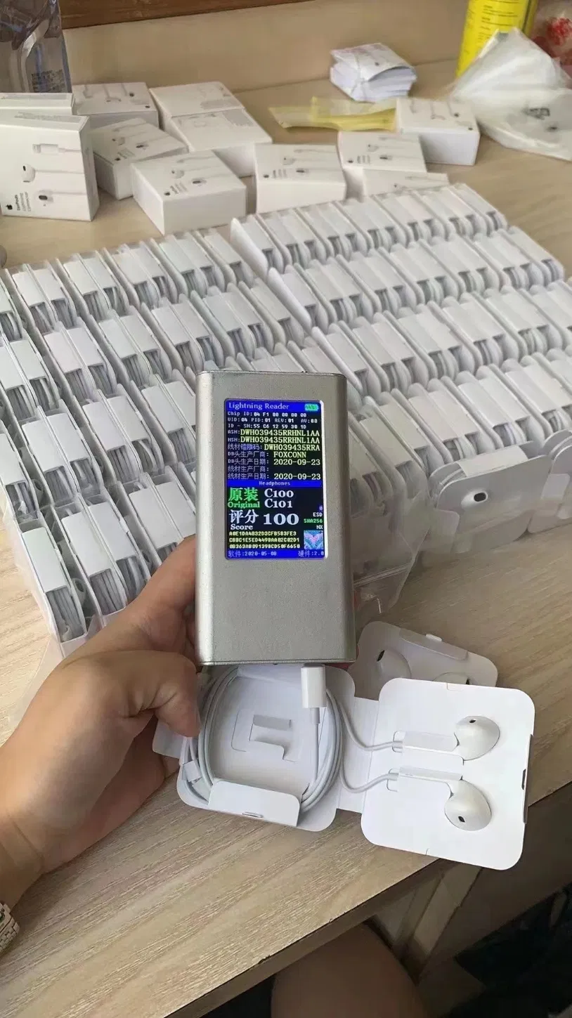 Top1 AAA+++ Quality Mobile Phone Accessories Wired Earpods for iPhone 12 13 14 PRO Max Lightning Connector