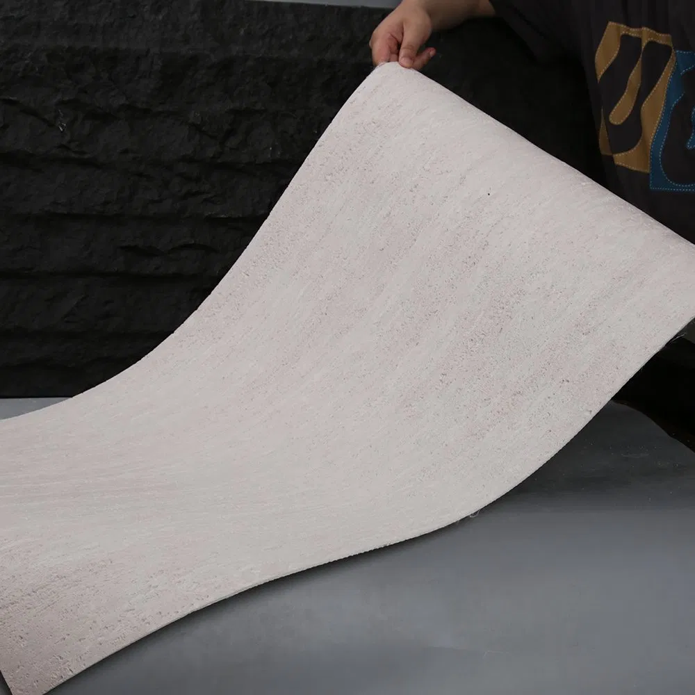 Moisture Resistant Flexible Travertine Stone Ideal for Bathroom and Kitchen Wall Coverings