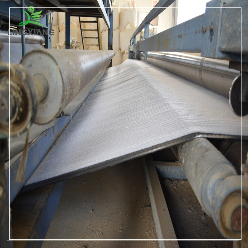 Subways Tunnels Artificial Lakes Landfills Airports Water Conservancy Projects/Waterproof Gcl Need Punch Bentonite Coated Geotextile Mat Clay Liner
