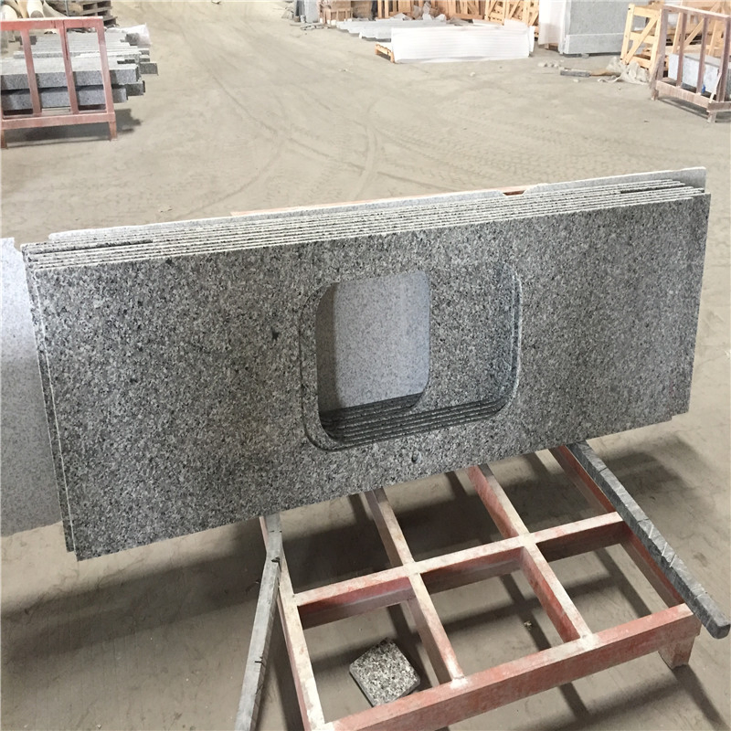 Popular Swan Grey Kitchen Tops Bathroom Natural Stone Granite Countertop