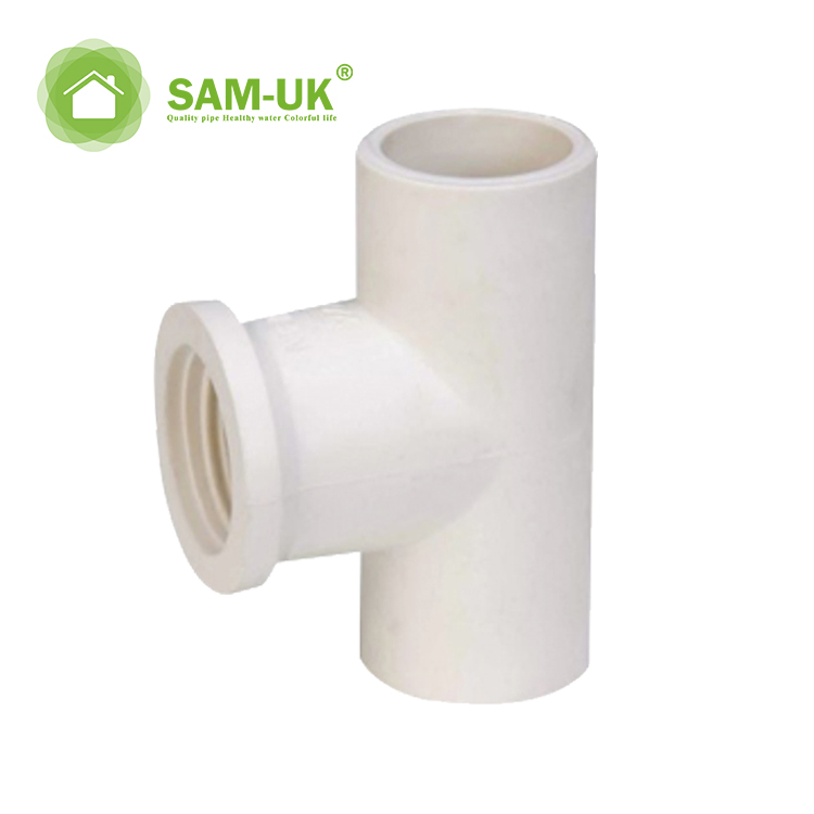 PVC Cross PVC Pipe Fitting for Waste Discharge H Cross