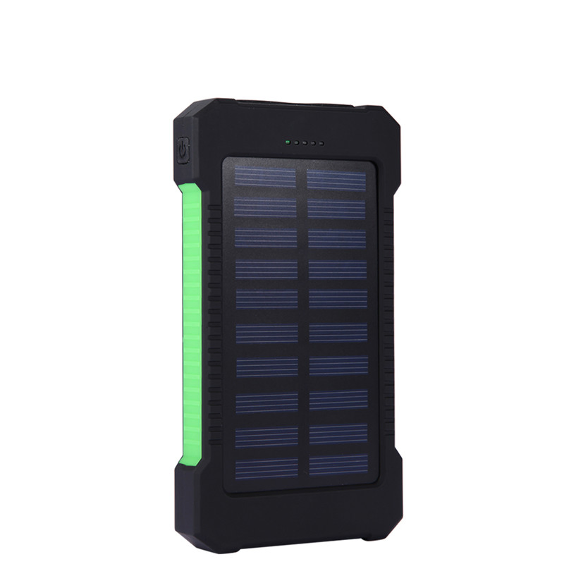 Водонепроницаемый Power Bank 15000mAh с солнечной панелью