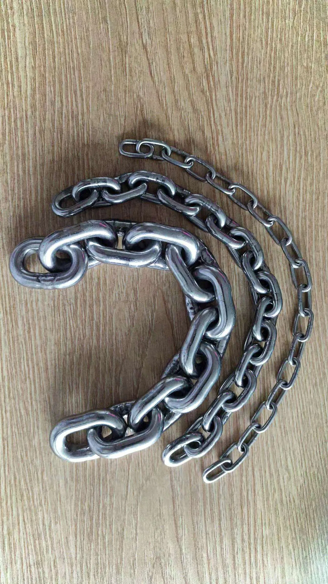 Electro-Galvanizing DIN764 Medium Link Steel Chain
