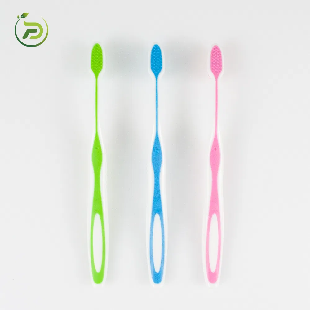 ISO Approved Manufacturer OEM Plastic Nylon Charcoal Adult Manual Toothbrush