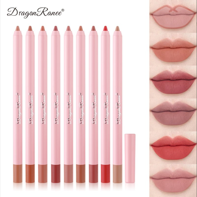 Lip Liner Waterproof Matte Bean Paste Color Hook Lip-Filling Lipliner