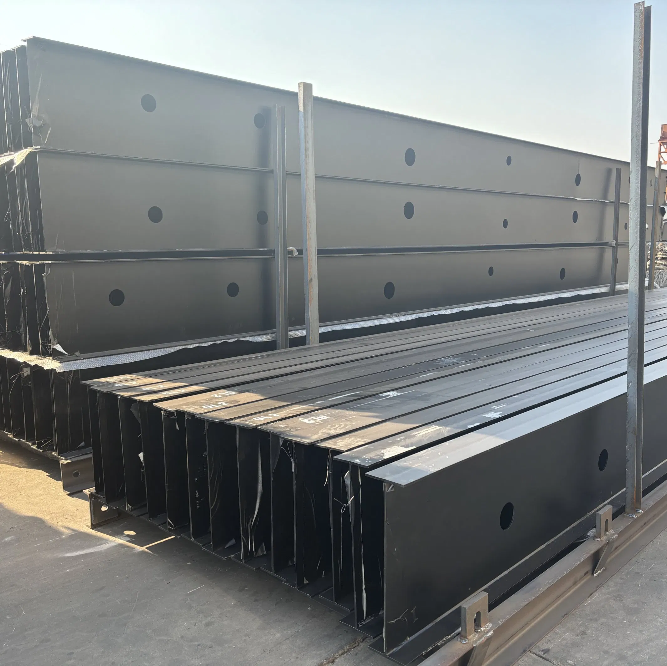 Q235 Prefabrication Modular Design Galvanization Steel Warehouse with H-Shaped Steel