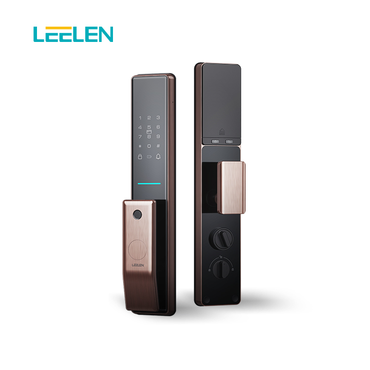 Leelen Cerraduras Digitales Security Deadbolt Door Lock APP Control Fingerprint Tuya Smart Door Lock Password