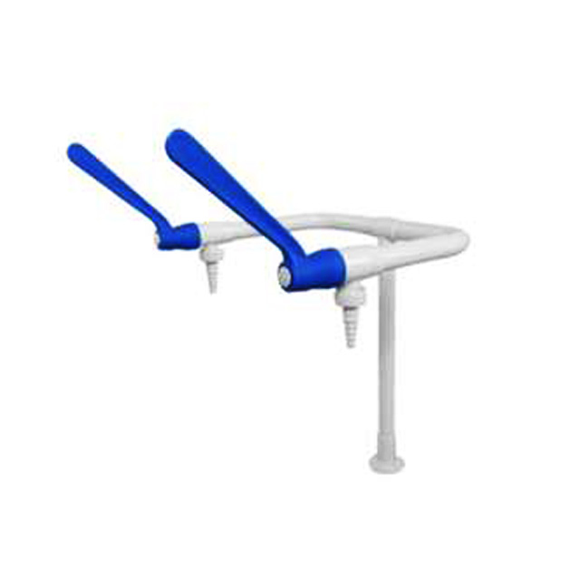 Лабораторный кран с двойным выходом и гусиной шеей