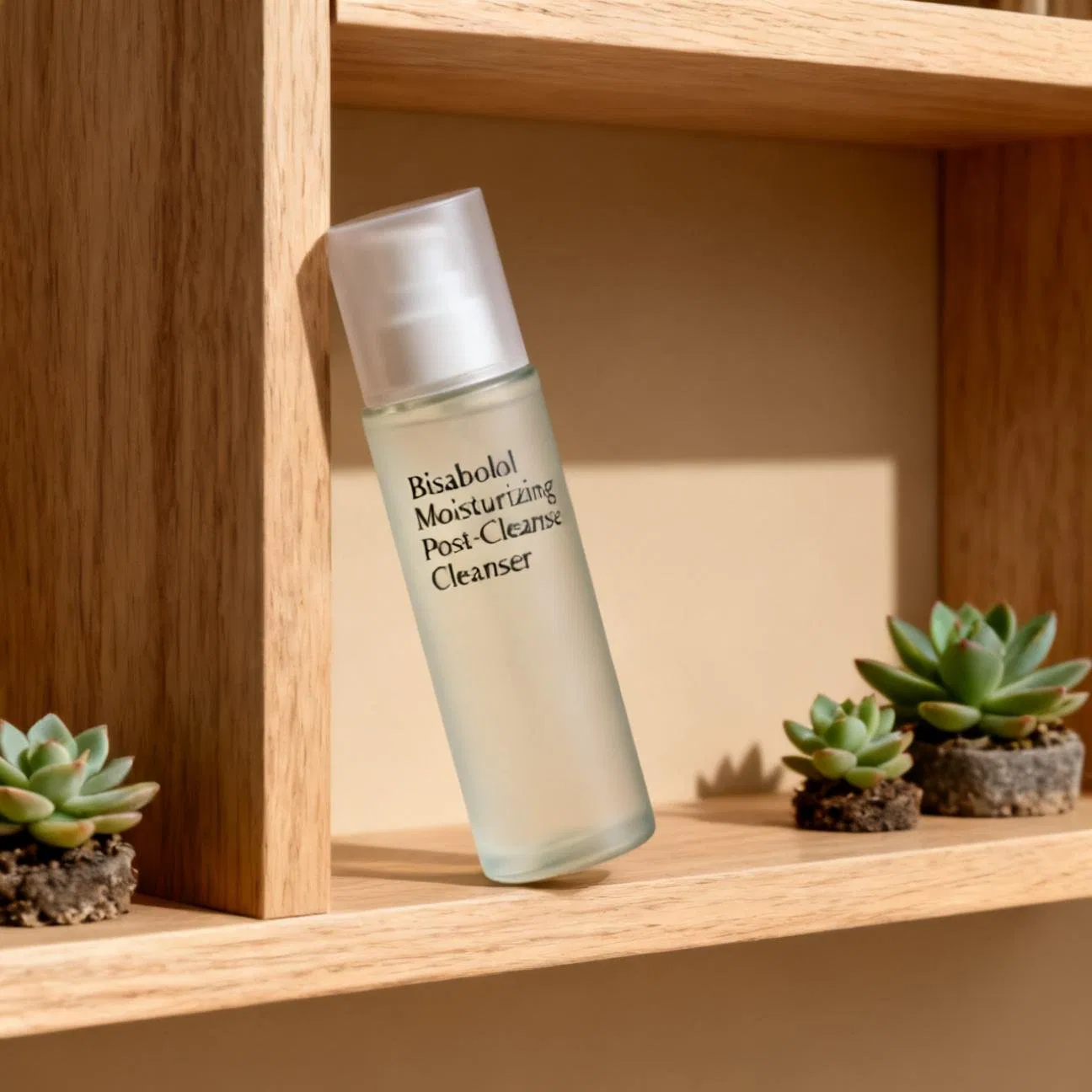 Smart Cleansing System and Nourishing Face Cleanser with Moringa Seed Extract and Bisabolol for Intelligent Makeup Removal