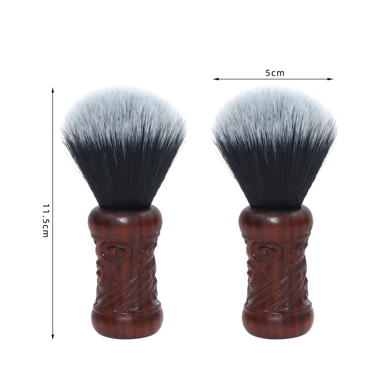 Handmade 22mm Badger Knot Shaving Brush DIY Custom 100% Pure Silvertip Badger Hair and Art Wooden Handle Luxury Shaving Brush