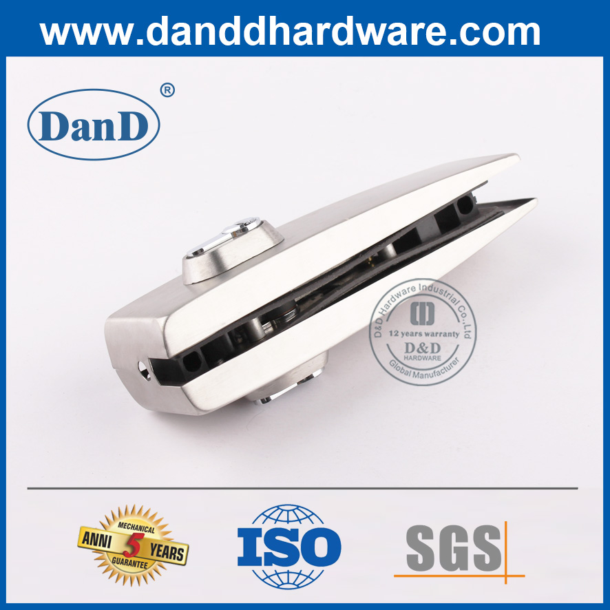 10mm Office Aluminum Security Patch Lock Fitting for Glass Door