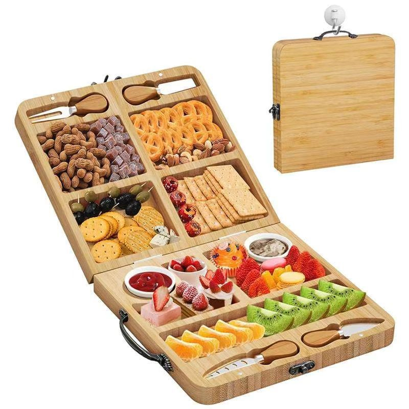 Wooden Western Dinner Plate, Acacia Wood Cutting Board, Steak, Cheese Tray