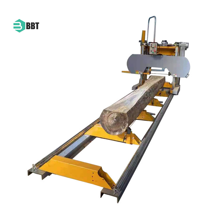 Ленточная пила по дереву горизонтальная лесопильная