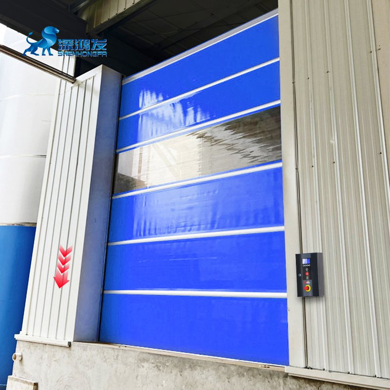 Industrial High-Speed PVC Interior Door for Staircase Fast and Rapid Application