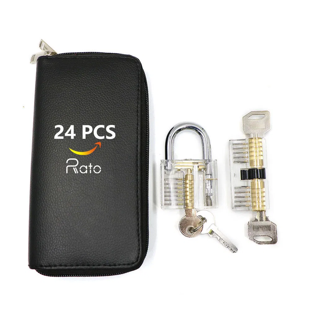 Professional Locksmith Stainless Steel 24PCS Training Skill Lock Pick Set
