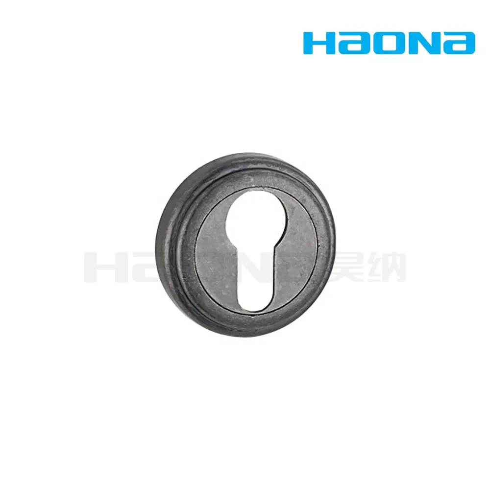 Cucurbit Hole Escutcheon Zamak Satin Nickle Door Accessories Chrome Round Rosette