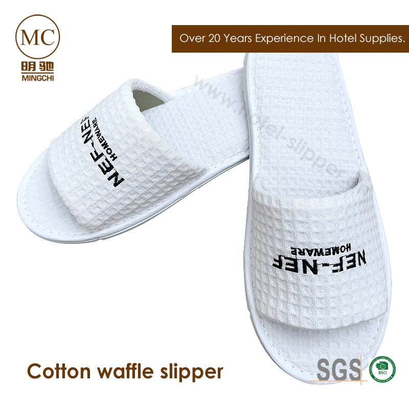 Premium Hotel Waffle Slippers for Cozy Relaxation Experience