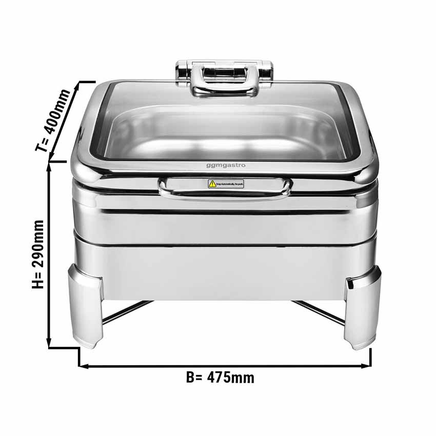 Hotel Restaurant Stainless Steel Chafing Dish Heating Electric Buffet Food Warmer