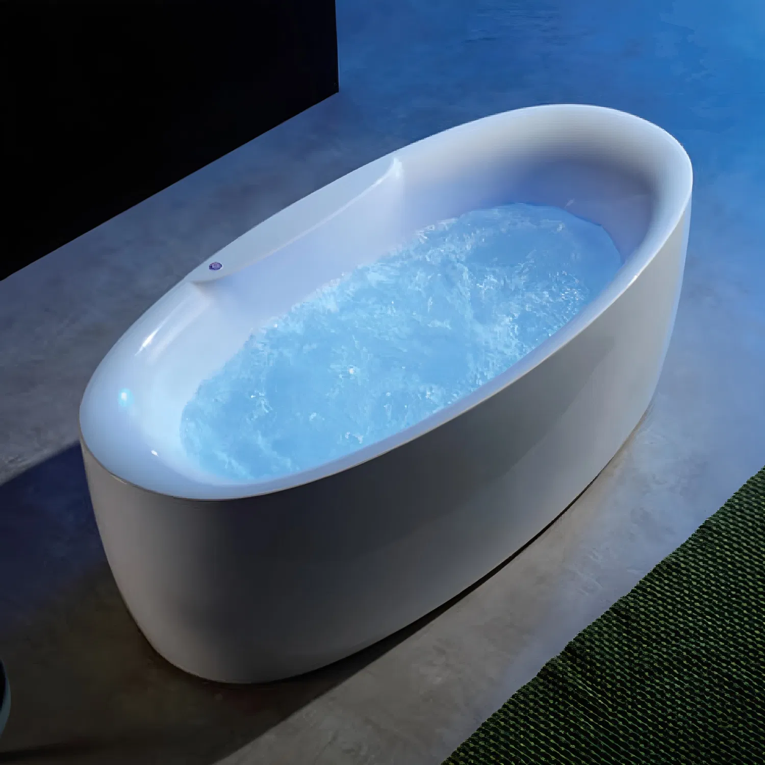 Акриловая ванна с гидромассажем и умывальником