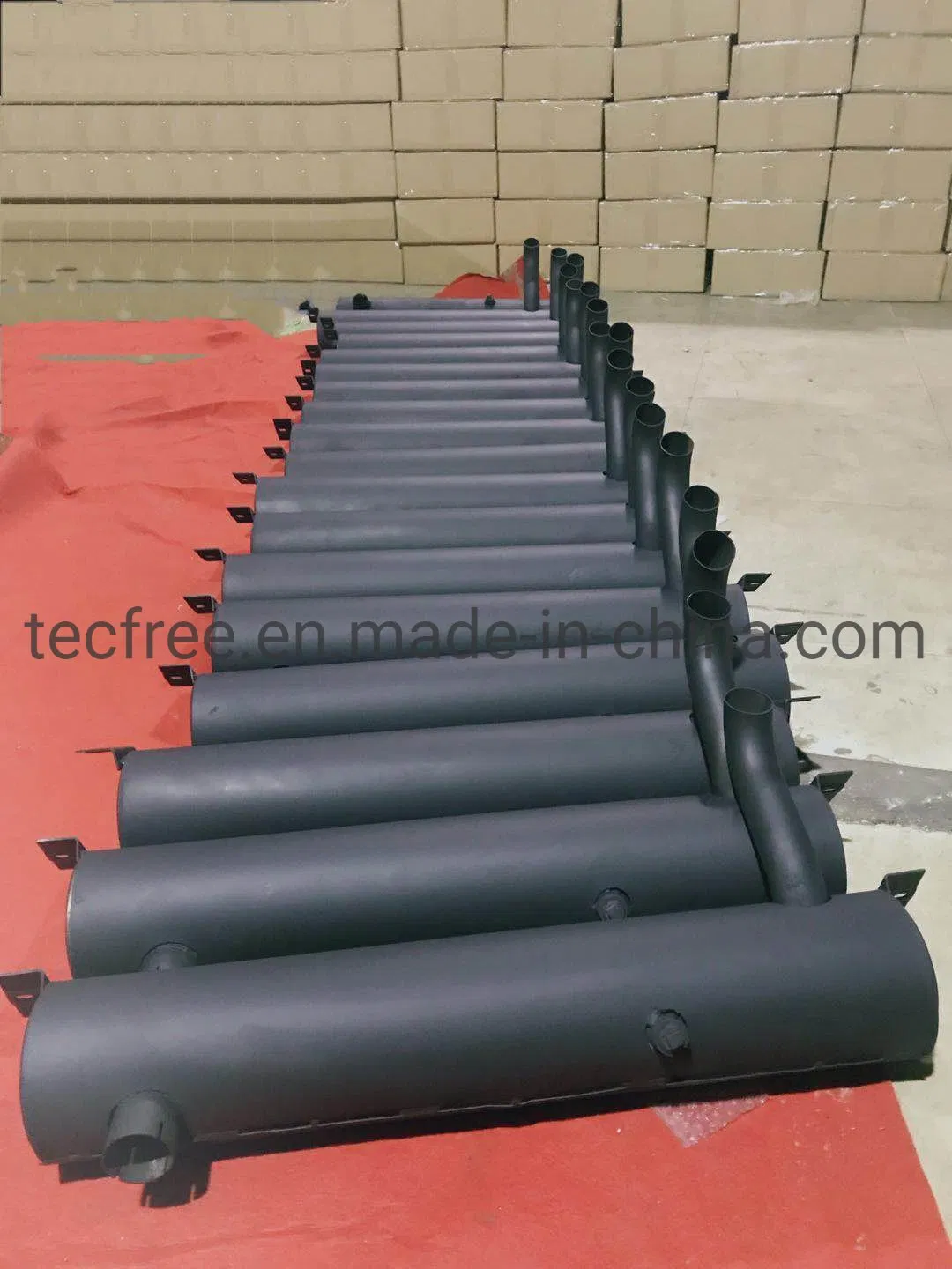 Глушитель выхлопной для сельхозтехники из стали