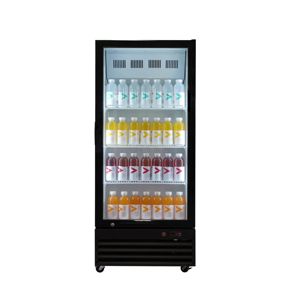 Supermarket Upright Drinking Display Glass Door Coca-Cola Fridge Equipment