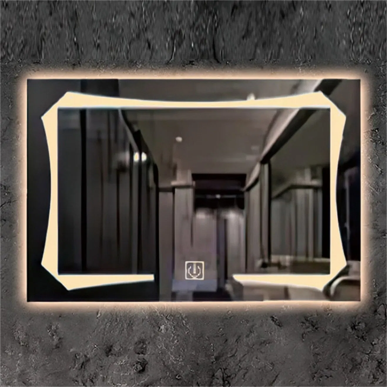 Hot Sale Cheap Price Custom Logo 4mm Bathroom LED Mirror