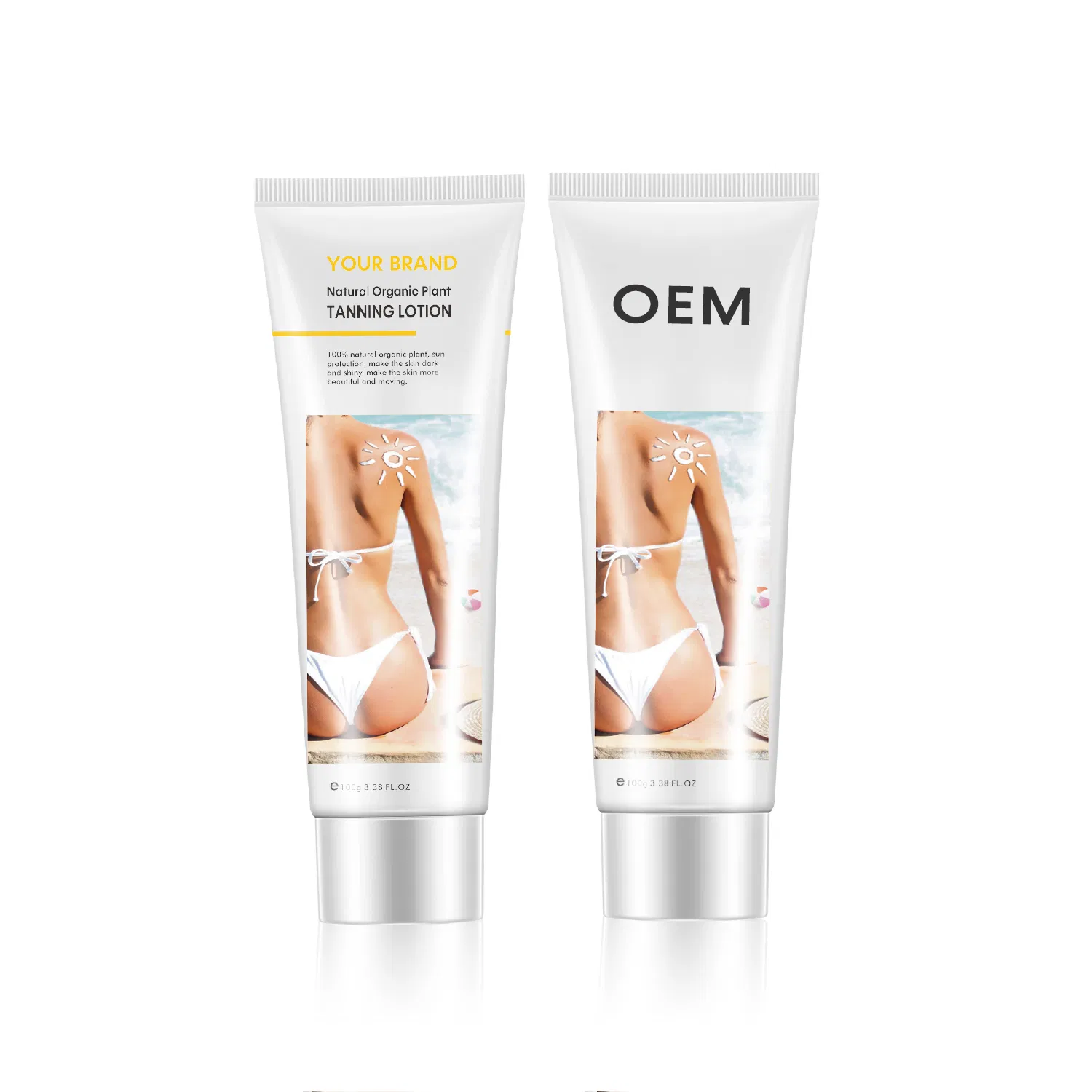 OEM Organic Tanning Sunscreen Lotion SPF 30 Sunblock Body Lotion Private Label Sun Cream Suntan Oil Sunscreen Suntan Lotion