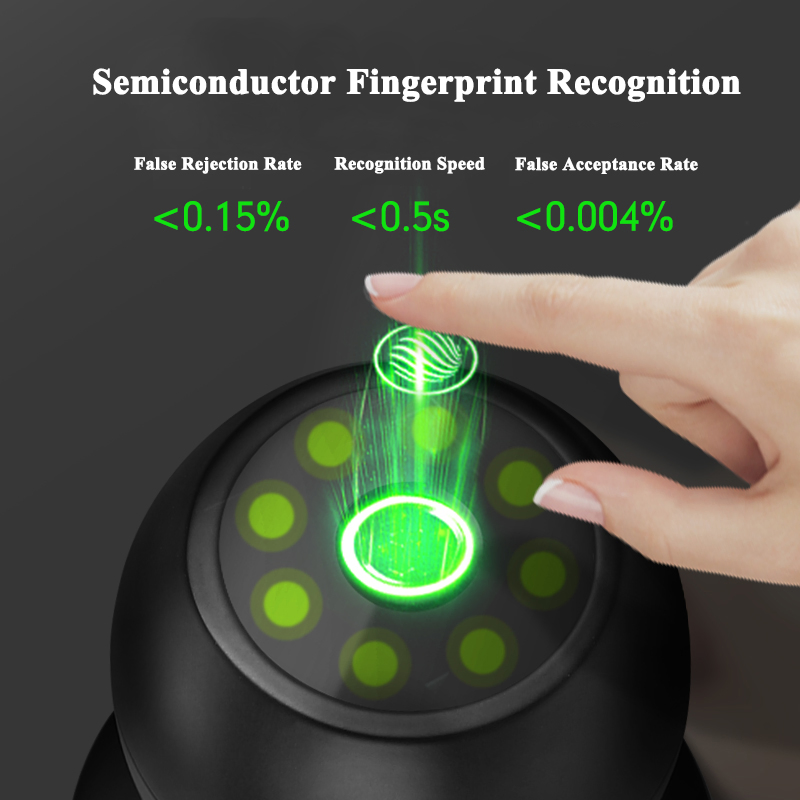 Bluetooth Fingerprint Door Knob for Secure Home Access
