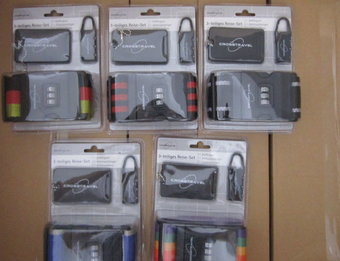 High Quality Polypropylene Luggage with Password Luggage Packaging with Customs Code Lock Buckle Luggage Strap