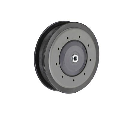 125mm Double Side Disc Wheel for Supermarket Shopping Trolley Shopping Cart Accessory