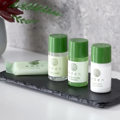Wholesale Disposable Star Hotel Bathroom Personal Care Disposable Hotel Toiletries Shampoo Set