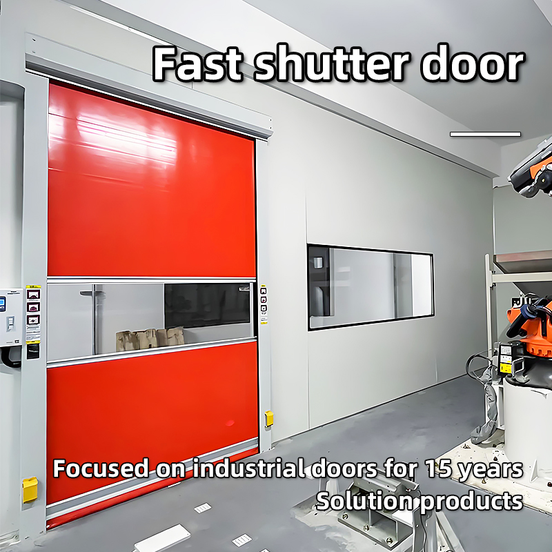 Rolling Roll up Shutter Industrial Pull Cord Rapid Action PVC Door High Speed Door