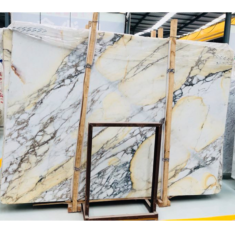 Italian Snow White Marble Countertop Calacatta Gold Big Slabs