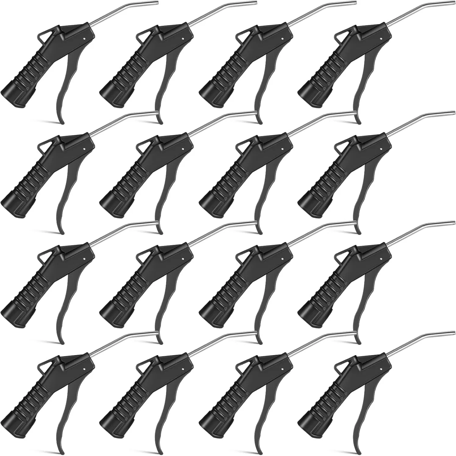Electric Air Nozzle Blower Gun Pistol Grip Blowing Tool Compressor Accessories for Industrial Home Machinery (Black)