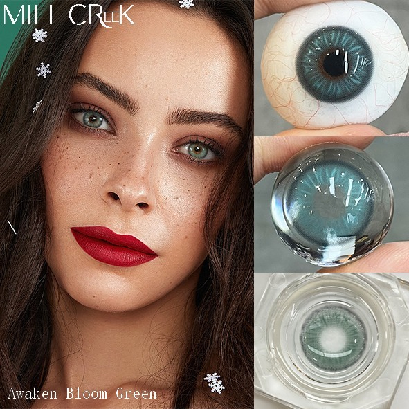 Millcreek Natural Color Contact Lens Beautiful Style Wholesale Yearly Disposable Colored Eye Contact Lenses CE