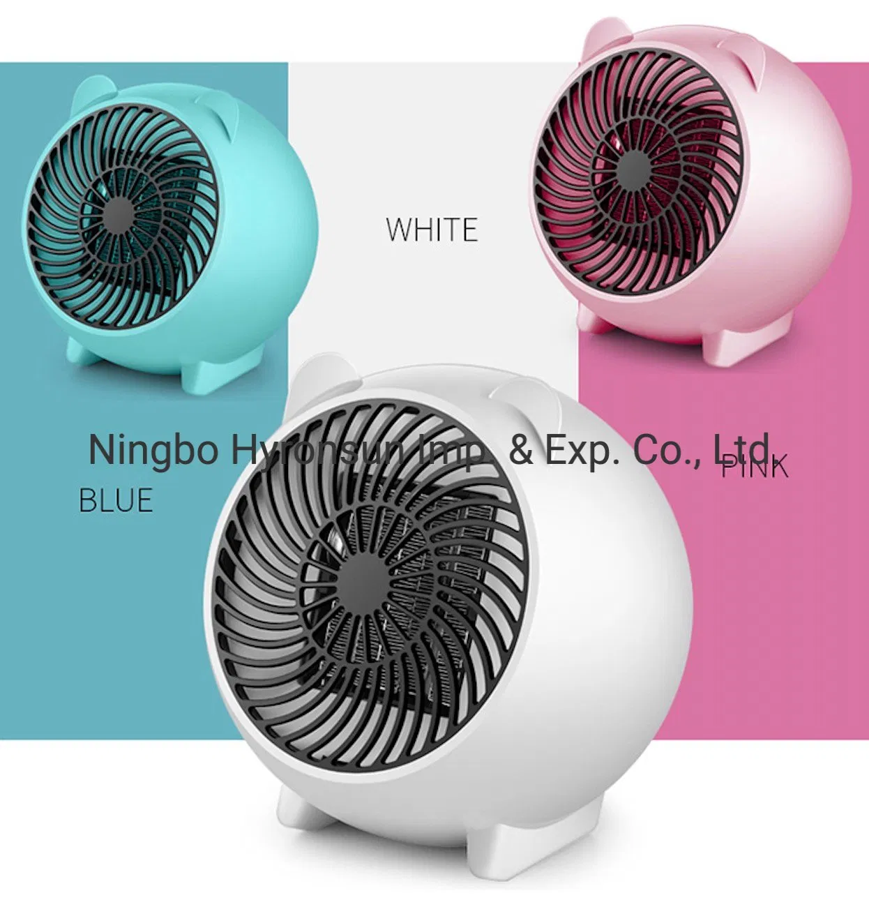 500W Smart Portable Winter Warmer Home Office Electric Fan Heater