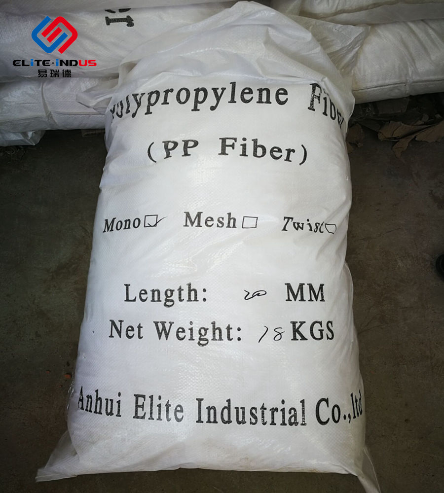 High Toughness High Strength Monofilament Polypropylene Fiber 12mm Price
