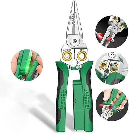 Multifunctional 8-in-1 High Quality Industrial Electrician's Pliers Wire Stripper
