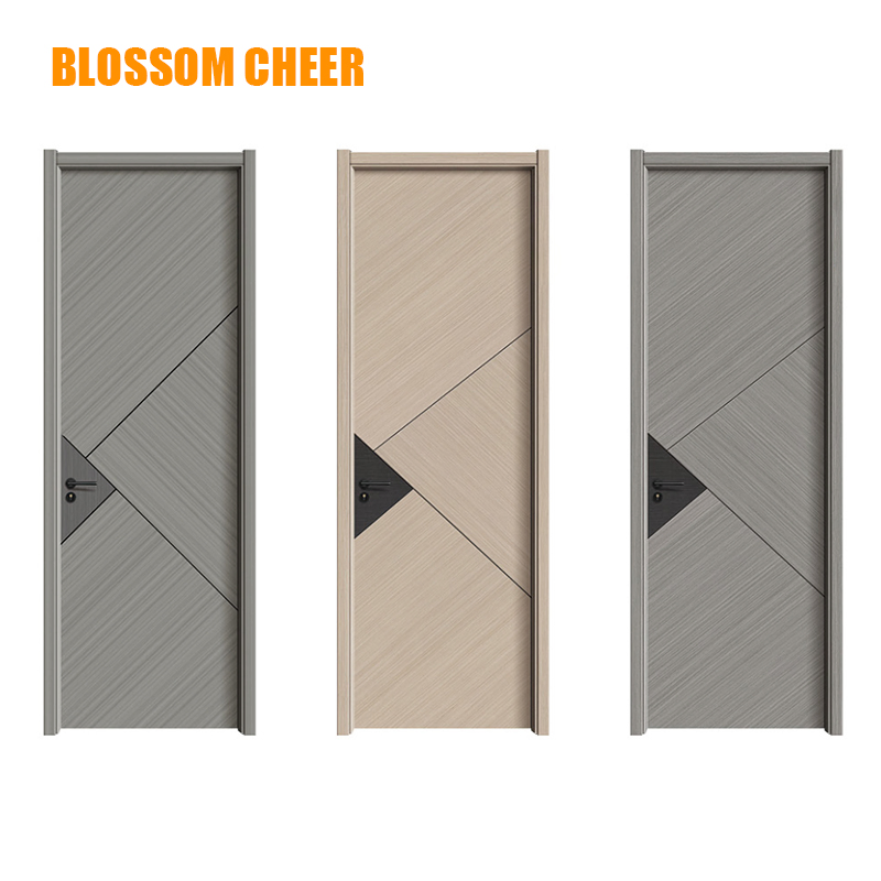 Modern Carbon Crystal Prehung Interior Door for Elegant Spaces