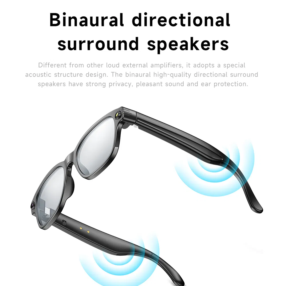 Smart Sunglasses with Color Change Lenses Bluetooth Ai Assistant Call & Voice Music Listening Smart Wearable Headset Camera Ai Smart Glasses