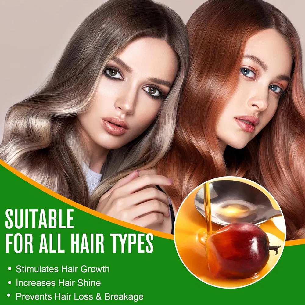 OEM Customization 30ml 60ml100% Pure Herbal Batana Oil Anti-Hair Loss Moisturizing Smoothing Hair Repair & Growth for Damaged Hair