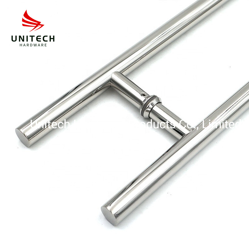 SS316 SS304 H Shape Glass Door Handle Pull Handle