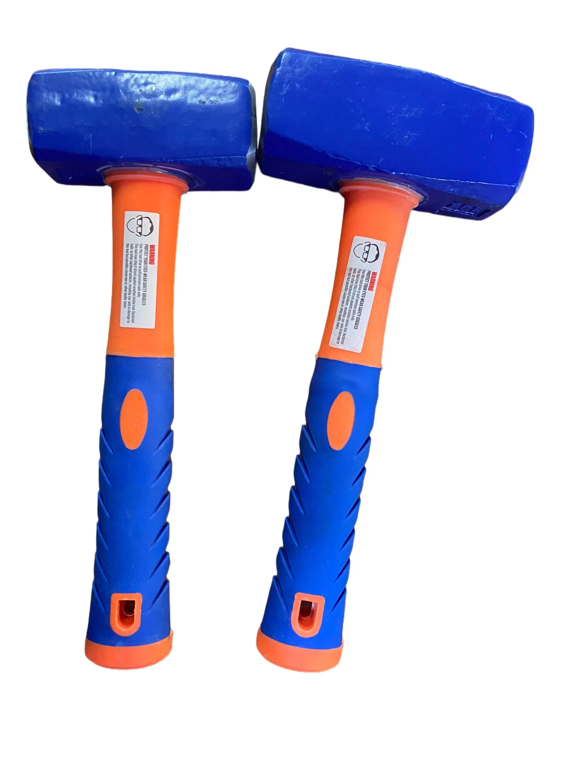 Customized Construction Tools Fiberglass Handle Stoning Hammer for Building Decoration