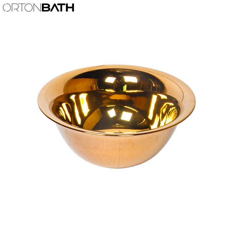 Раковина круглая керамическая Ortonbath для ванной