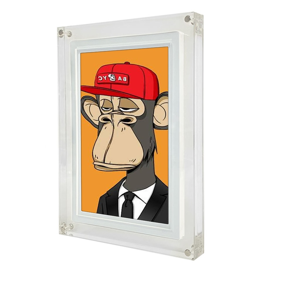 5 7 10.1 Inch Picture Art Acrylic Video Display Transparent Digital Photo Frame